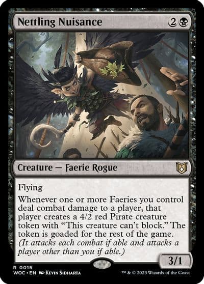 Nettling Nuisance Commander: Wilds of Eldraine Magic card