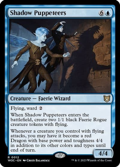 Shadow Puppeteers Commander: Wilds of Eldraine Magic card