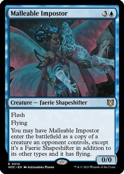 Malleable Impostor Commander: Wilds of Eldraine Magic card