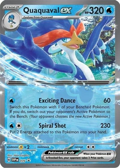 Quaquaval ex - 035 SV: Scarlet & Violet Promo Cards Pokemon card
