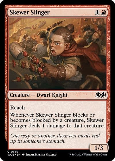 Skewer Slinger Wilds of Eldraine Magic card
