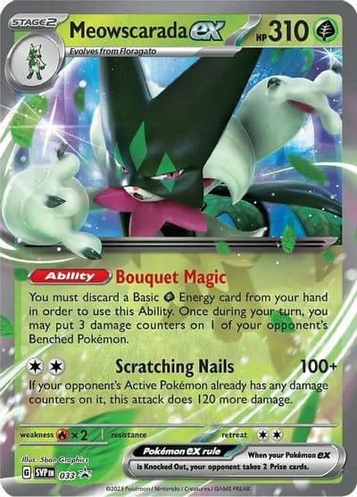 Meowscarada ex - 033 SV: Scarlet & Violet Promo Cards Pokemon card