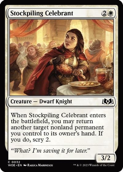 Stockpiling Celebrant Wilds of Eldraine Magic card