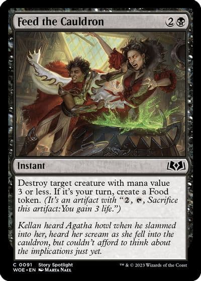 Feed the Cauldron Wilds of Eldraine Magic card