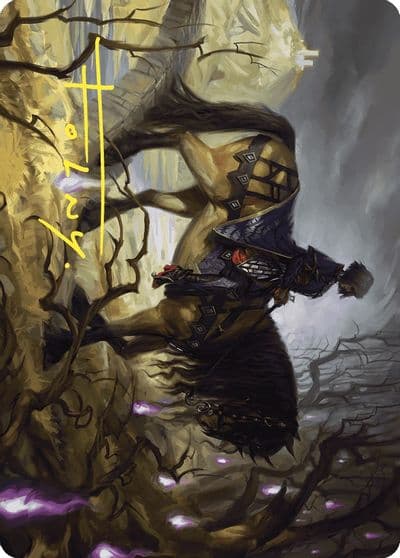Rowans Grim Search Art Card Gold Stamped Signature Art Series: Wilds of Eldraine Magic card