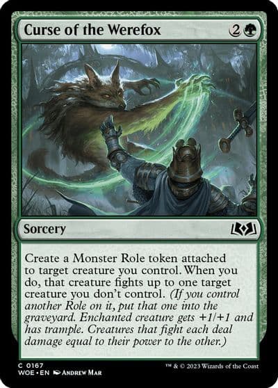 Curse of the Werefox Wilds of Eldraine Magic card