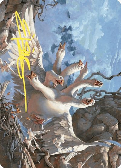 The Goose Mother Art Card Gold Stamped Signature Art Series: Wilds of Eldraine Magic card