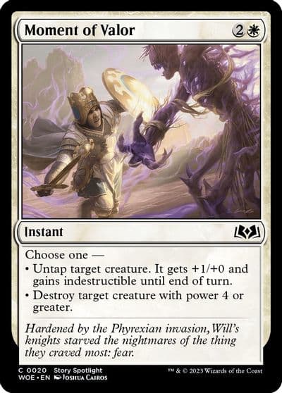 Moment of Valor Wilds of Eldraine Magic card