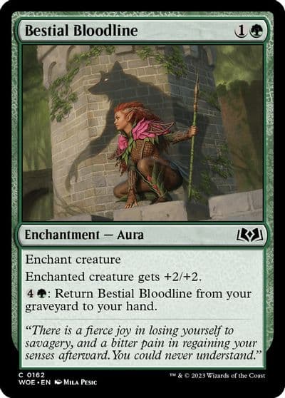 Bestial Bloodline Wilds of Eldraine Magic card