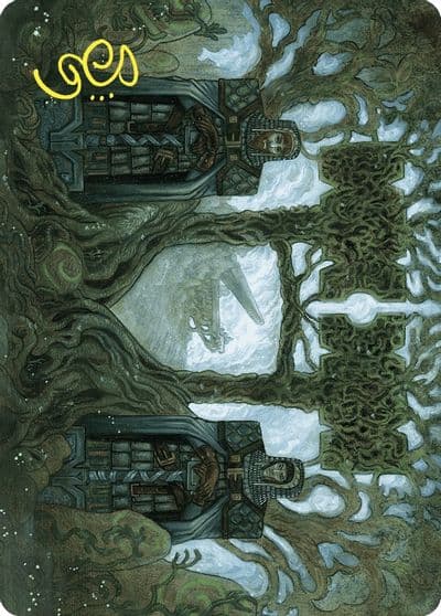 Court of Garenbrig Art Card Gold Stamped Signature Art Series: Wilds of Eldraine Magic card