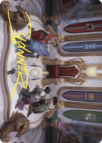 Throne of Eldraine Art Card Gold Stamped Signature Art Series: Wilds of Eldraine Magic card