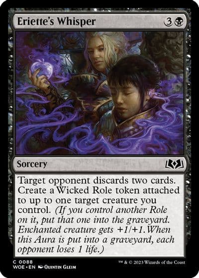 Eriettes Whisper Wilds of Eldraine Magic card