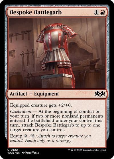 Bespoke Battlegarb Wilds of Eldraine Magic card