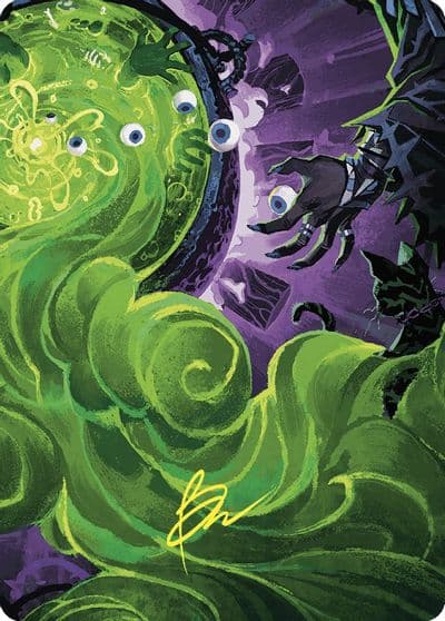 Waste Not Art Card Gold Stamped Signature Art Series: Wilds of Eldraine Magic card