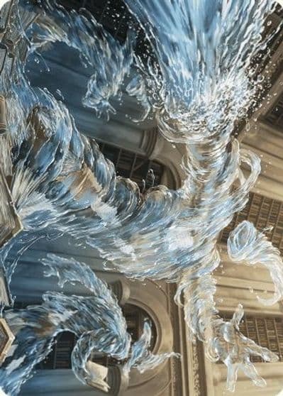Splashy Spellcaster Art Card Art Series: Wilds of Eldraine Magic card