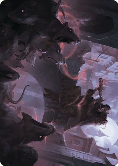 Gnawing Crescendo Art Card Art Series: Wilds of Eldraine Magic card