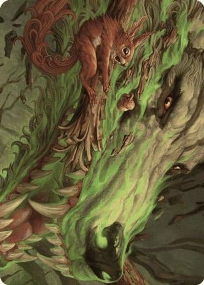 Leaping Ambush Art Card Art Series: Wilds of Eldraine Magic card