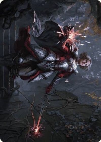 Rowan Scion of War Art Card 31 81 Art Series: Wilds of Eldraine Magic card