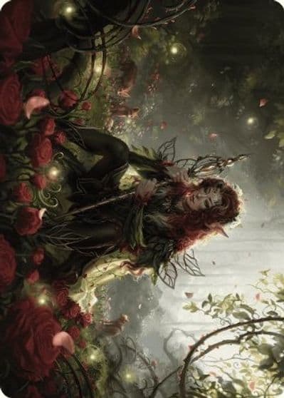 Yenna Redtooth Regent Art Card Art Series: Wilds of Eldraine Magic card