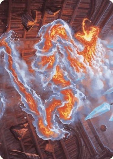 Scalding Viper Art Card Art Series: Wilds of Eldraine Magic card