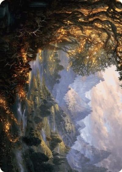 Evolving Wilds Art Card Art Series: Wilds of Eldraine Magic card