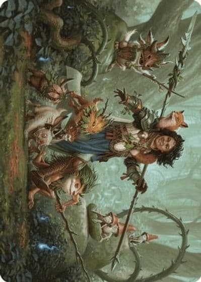 Ellivere of the Wild Court Art Card Art Series: Wilds of Eldraine Magic card