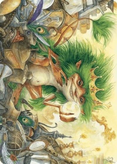 Knickknack Ouphe Art Card Art Series: Wilds of Eldraine Magic card