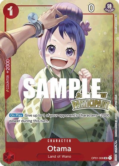 Otama Offline Regional 2023 Participant One Piece Promotion Cards One Piece card