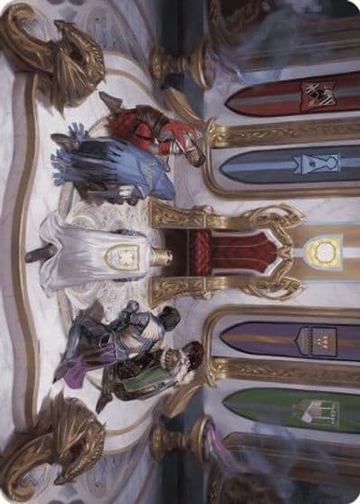 Throne of Eldraine Art Card Art Series: Wilds of Eldraine Magic card