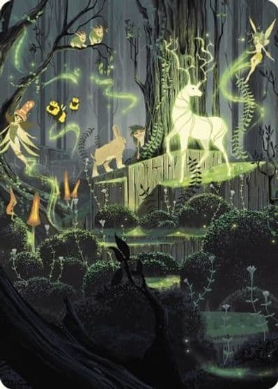 Primal Vigor Art Card Art Series: Wilds of Eldraine Magic card