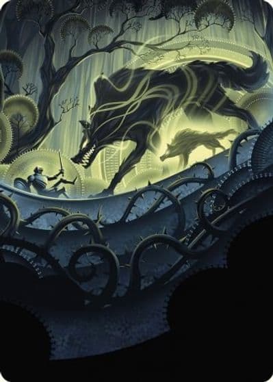 Unnatural Growth Art Card Art Series: Wilds of Eldraine Magic card