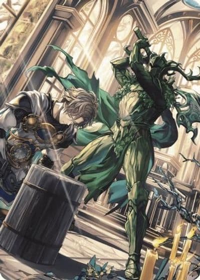Karmic Justice Anime Art Card Art Series: Wilds of Eldraine Magic card