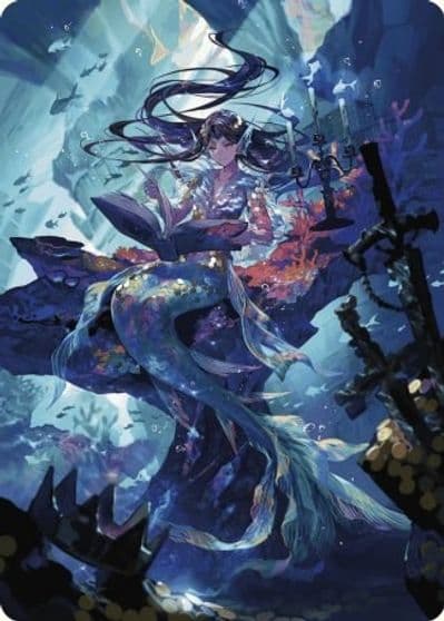 Rhystic Study Art Card Art Series: Wilds of Eldraine Magic card