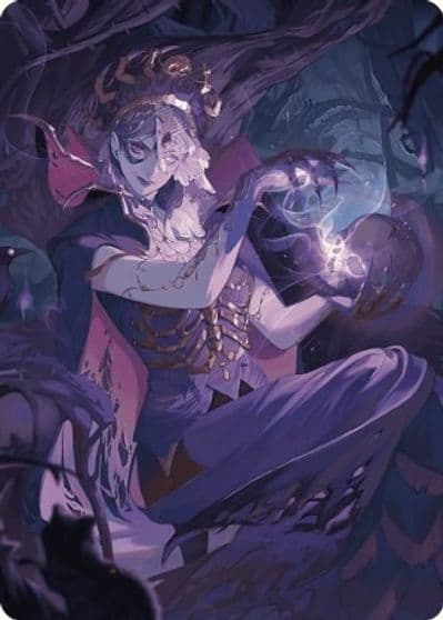 Necropotence Art Card Art Series: Wilds of Eldraine Magic card