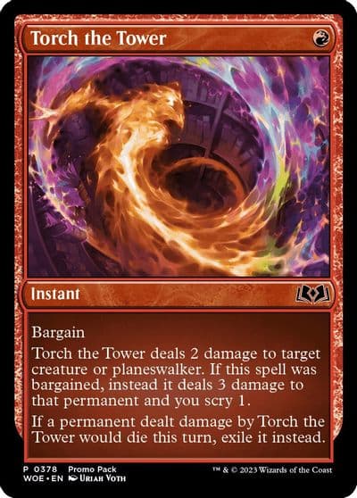 Torch the Tower Promo Pack: Wilds of Eldraine Magic card