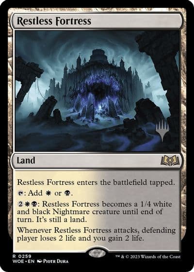 Restless Fortress Promo Pack: Wilds of Eldraine Magic card