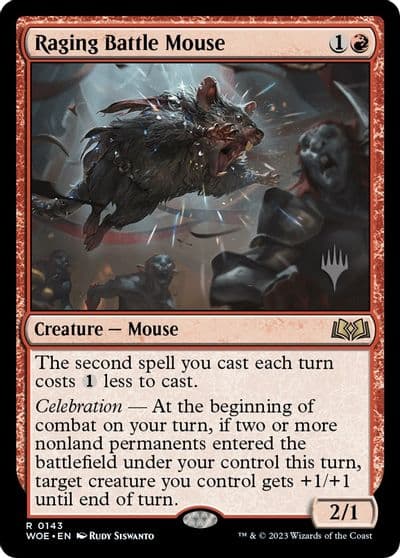 Raging Battle Mouse Promo Pack: Wilds of Eldraine Magic card