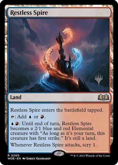 Restless Spire Promo Pack: Wilds of Eldraine Magic card