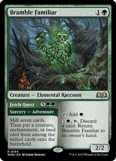 Bramble Familiar Promo Pack: Wilds of Eldraine Magic card