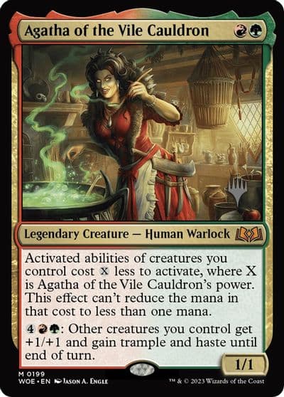 Agatha of the Vile Cauldron Promo Pack: Wilds of Eldraine Magic card