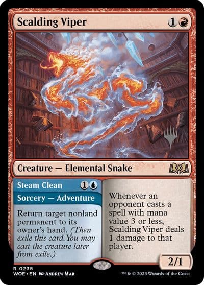 Scalding Viper Promo Pack: Wilds of Eldraine Magic card