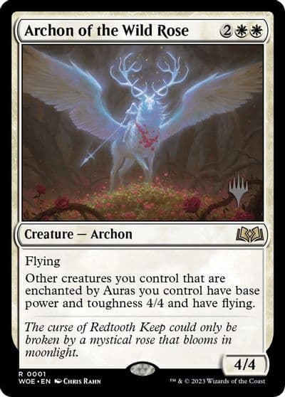 Archon of the Wild Rose Promo Pack: Wilds of Eldraine Magic card