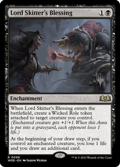 Lord Skitters Blessing Promo Pack: Wilds of Eldraine Magic card
