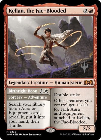 Kellan the Fae Blooded Promo Pack: Wilds of Eldraine Magic card