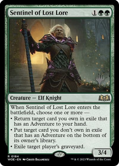 Sentinel of Lost Lore Promo Pack: Wilds of Eldraine Magic card