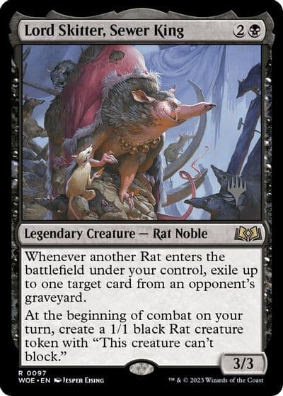 Lord Skitter Sewer King Promo Pack: Wilds of Eldraine Magic card