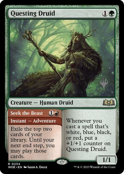 Questing Druid Promo Pack: Wilds of Eldraine Magic card