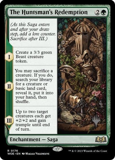 The Huntsmans Redemption Promo Pack: Wilds of Eldraine Magic card