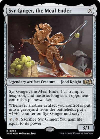 Syr Ginger the Meal Ender Promo Pack: Wilds of Eldraine Magic card