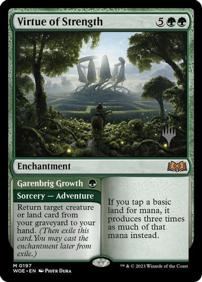 Virtue of Strength Promo Pack: Wilds of Eldraine Magic card